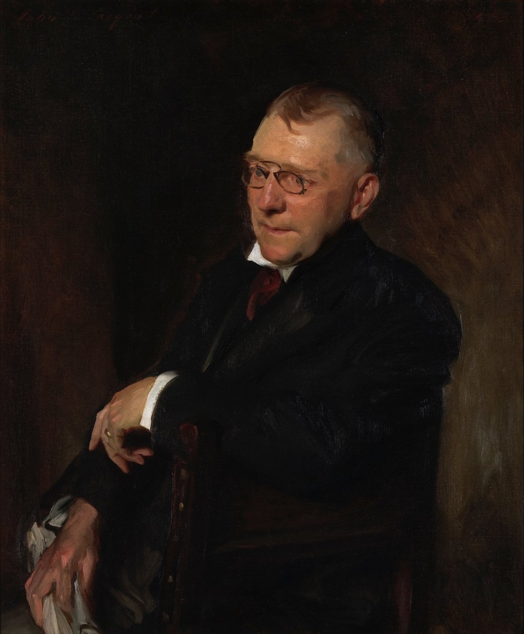 Retrato de James Whitcomb Riley de John Singer Sargent