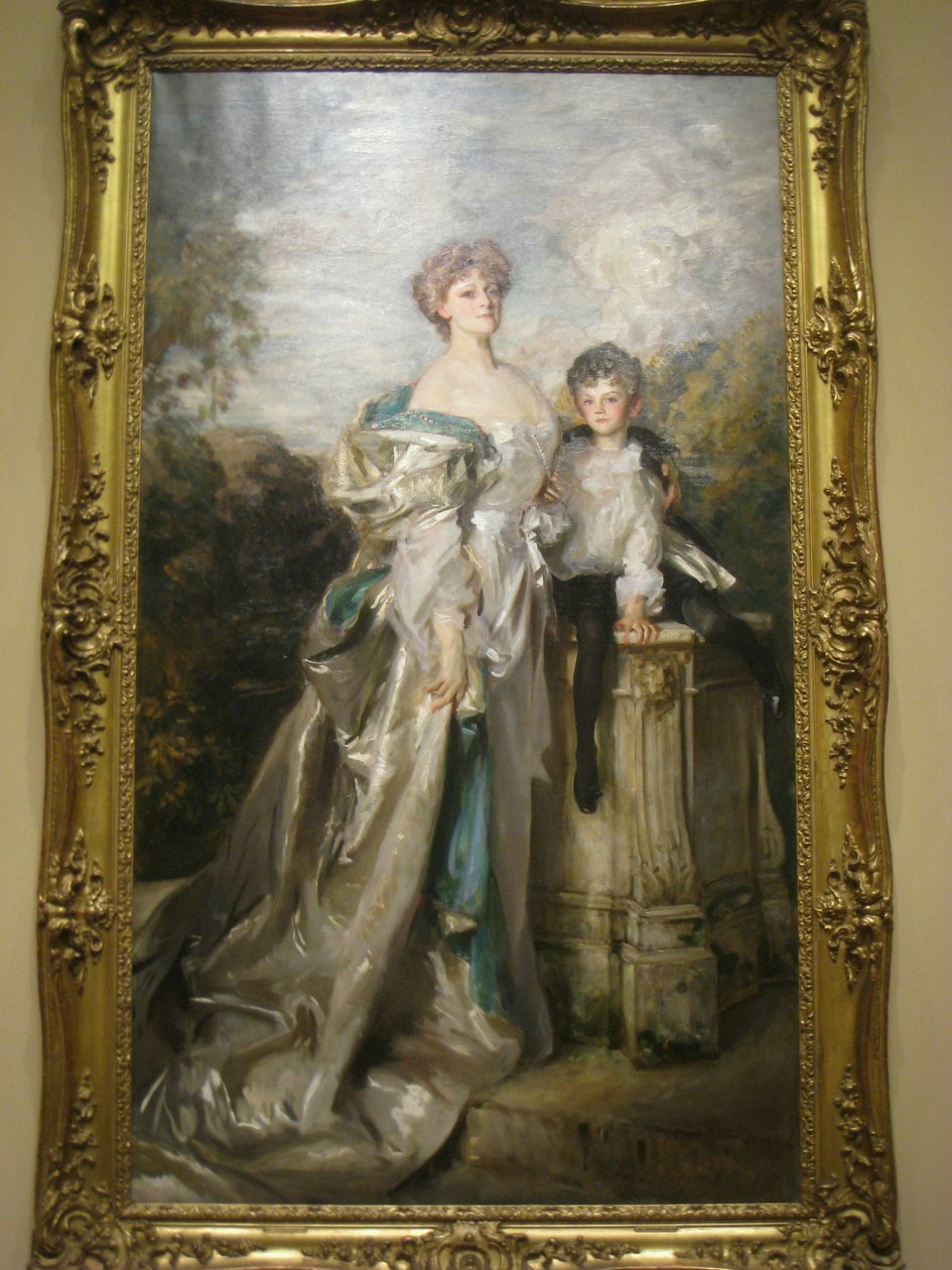 Retrato de Lady Warwick e seu filho de John Singer Sargent