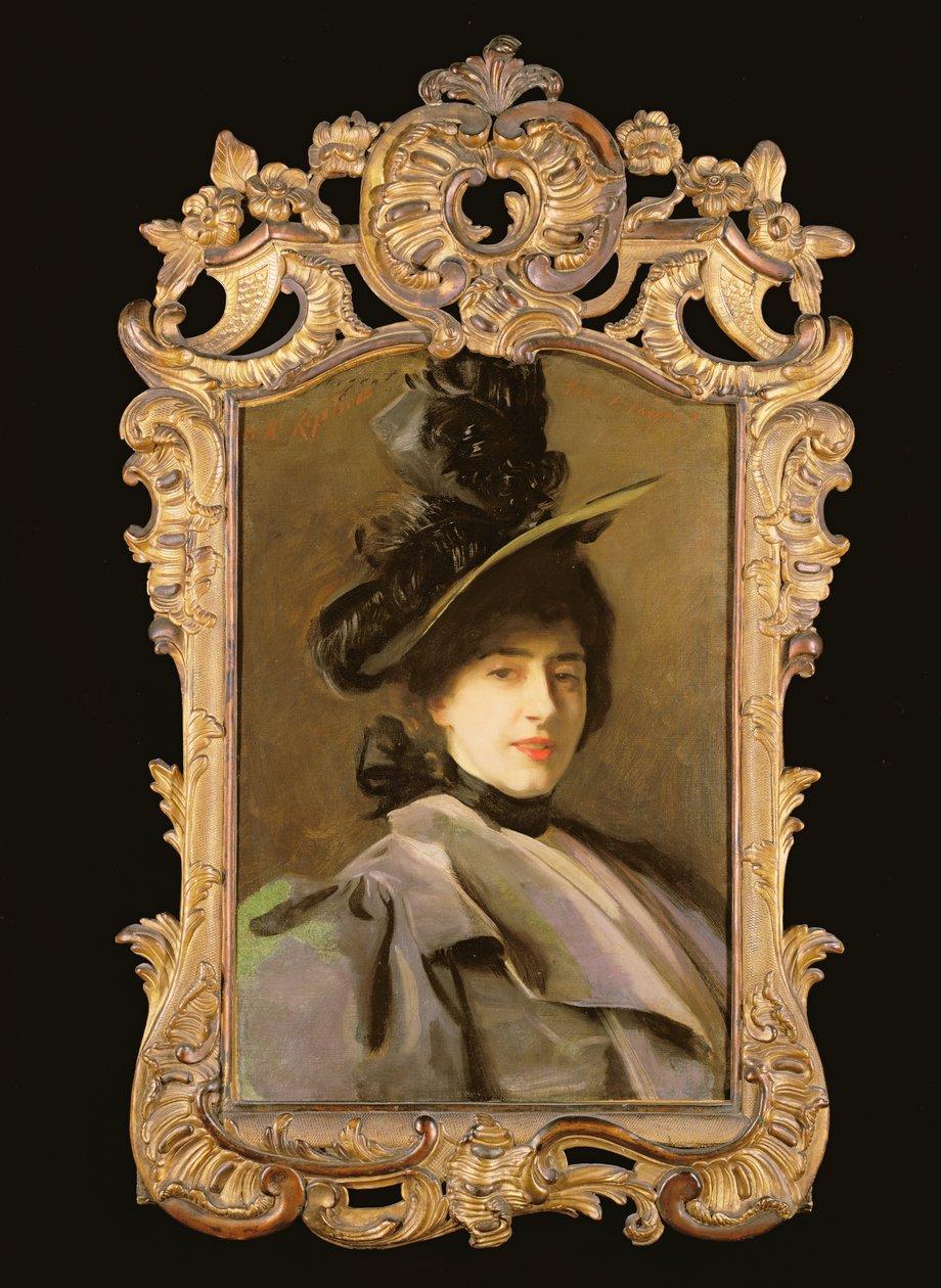 Retrato de Madame Flora Reyntiens, c.1895 de John Singer Sargent