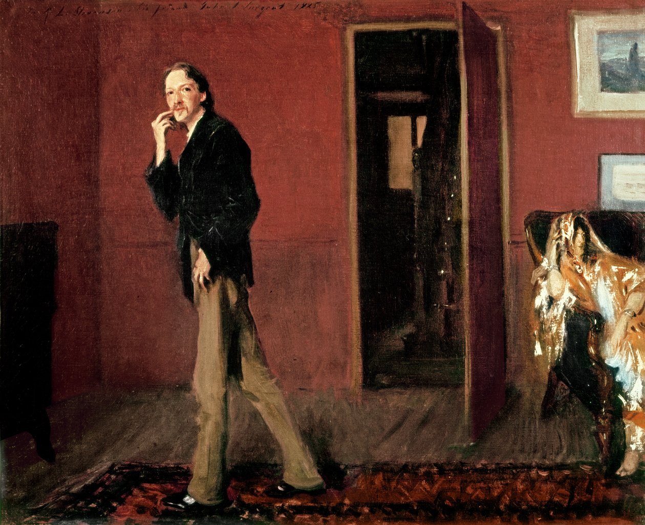 Robert Louis Stevenson e sua esposa, 1885 de John Singer Sargent