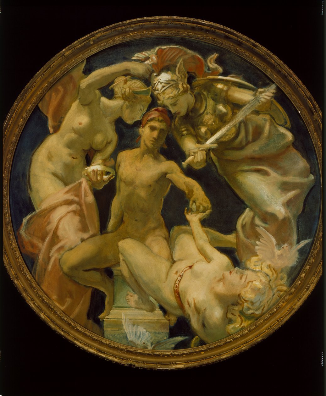 O julgamento de Paris, 1920-22 de John Singer Sargent