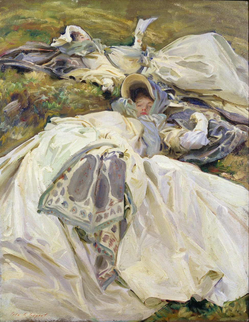 Dois vestidos brancos, 1911 de John Singer Sargent
