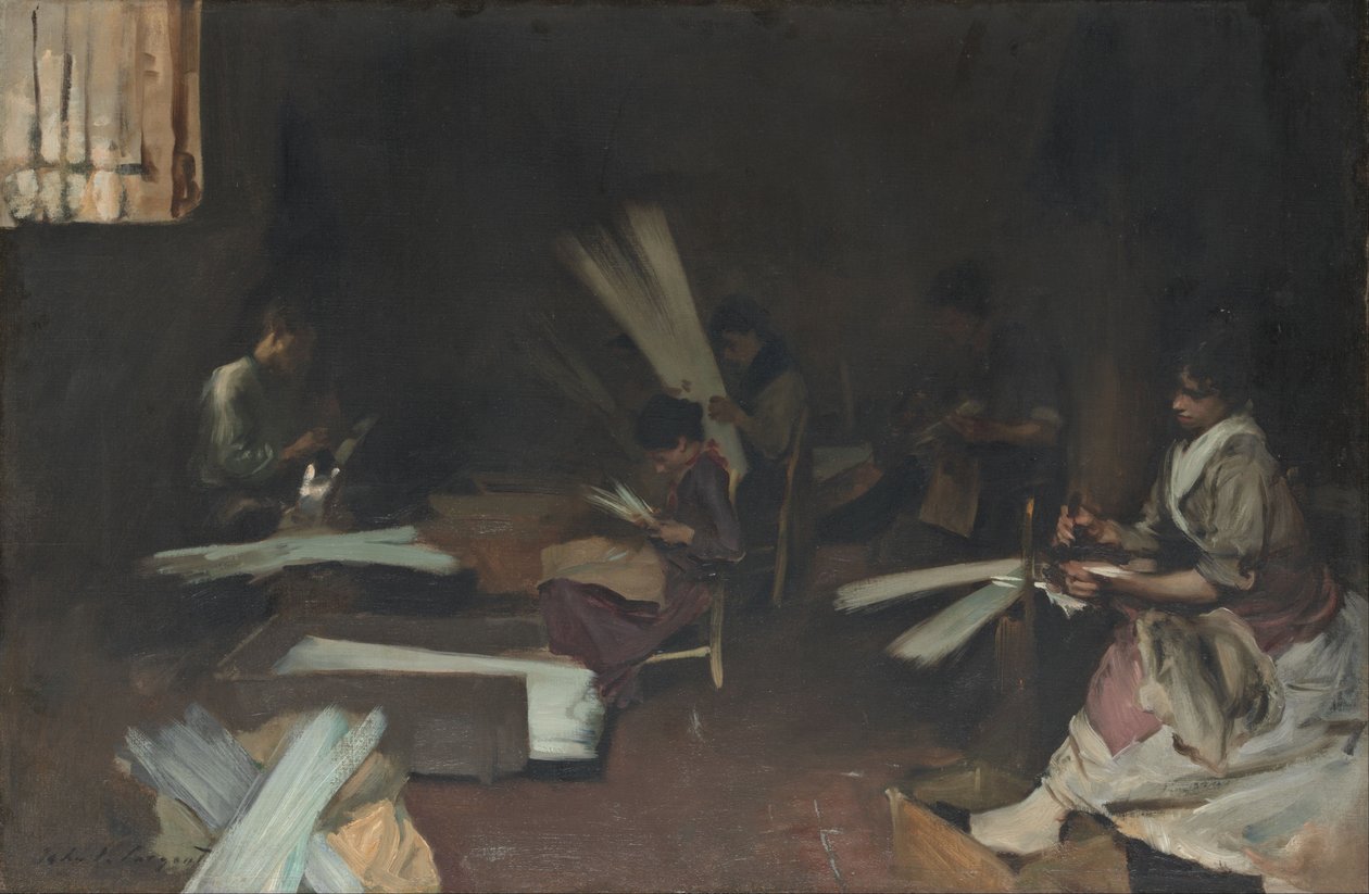 Trabalhadores de vidro veneziano de John Singer Sargent
