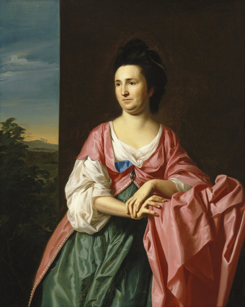 Sra. Sylvester Gardiner, nascida Abigail Pickman, ex-Sra. William Eppes de John Singleton Copley