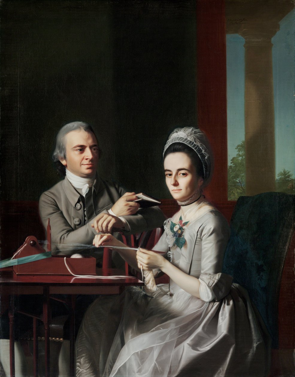 Retrato do Sr. e Sra. Thomas Mifflin (Sarah Morris) de John Singleton Copley