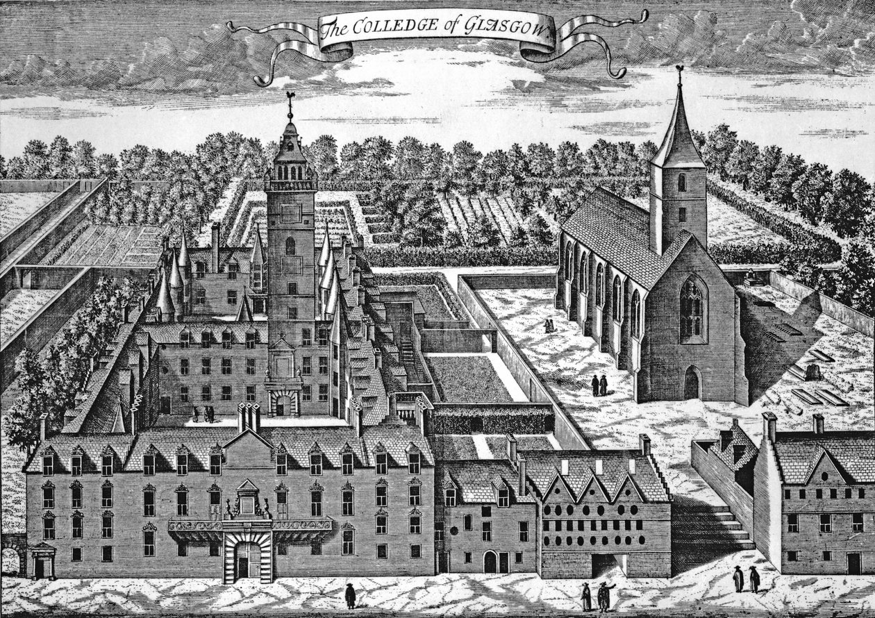 A Colina de Glasgow, de &39;Theatrum Scotiae&39;, 1693 de John Slezer