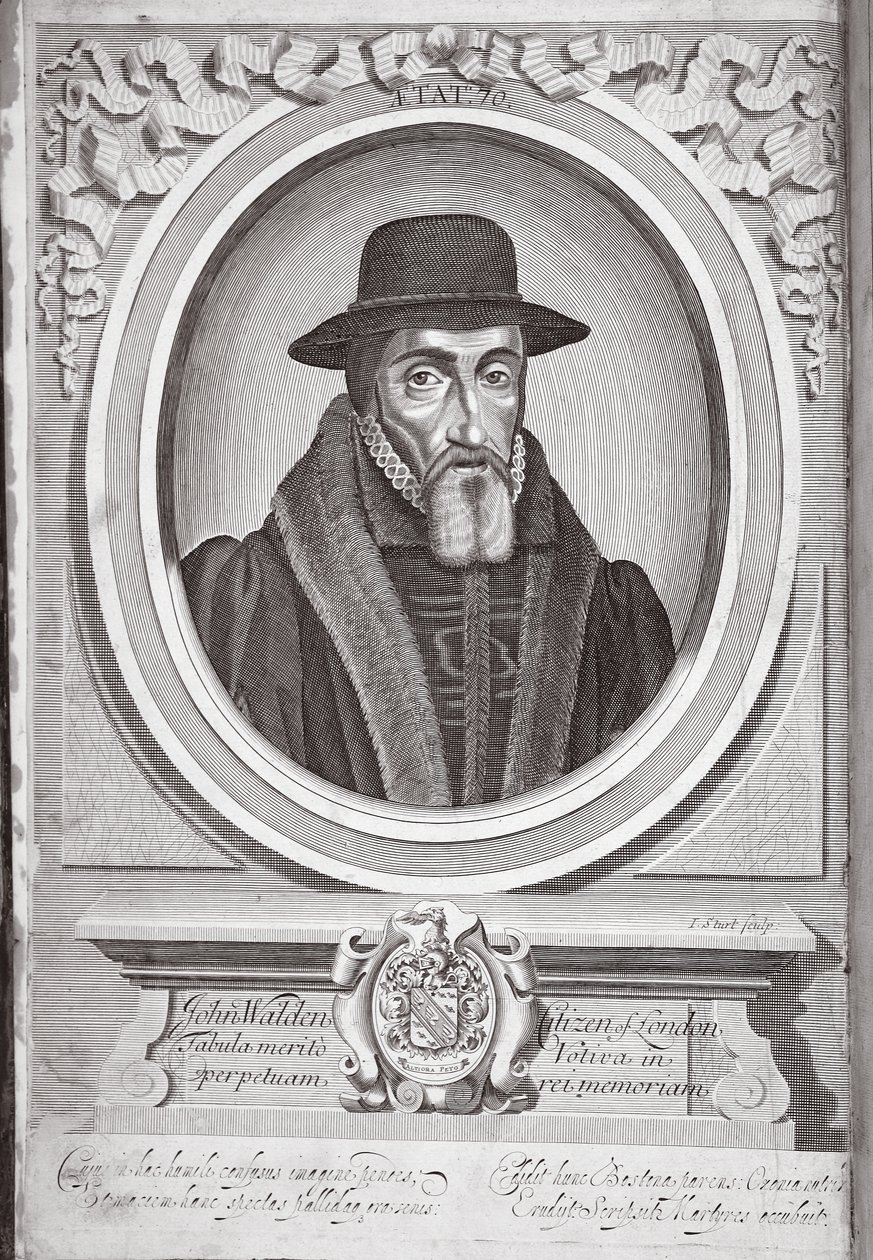 John Walden, Cidadão de Londres, ilustração de &39;Atos e Monumentos&39; de John Foxe, nona edição, pub. 1684 de John Sturt