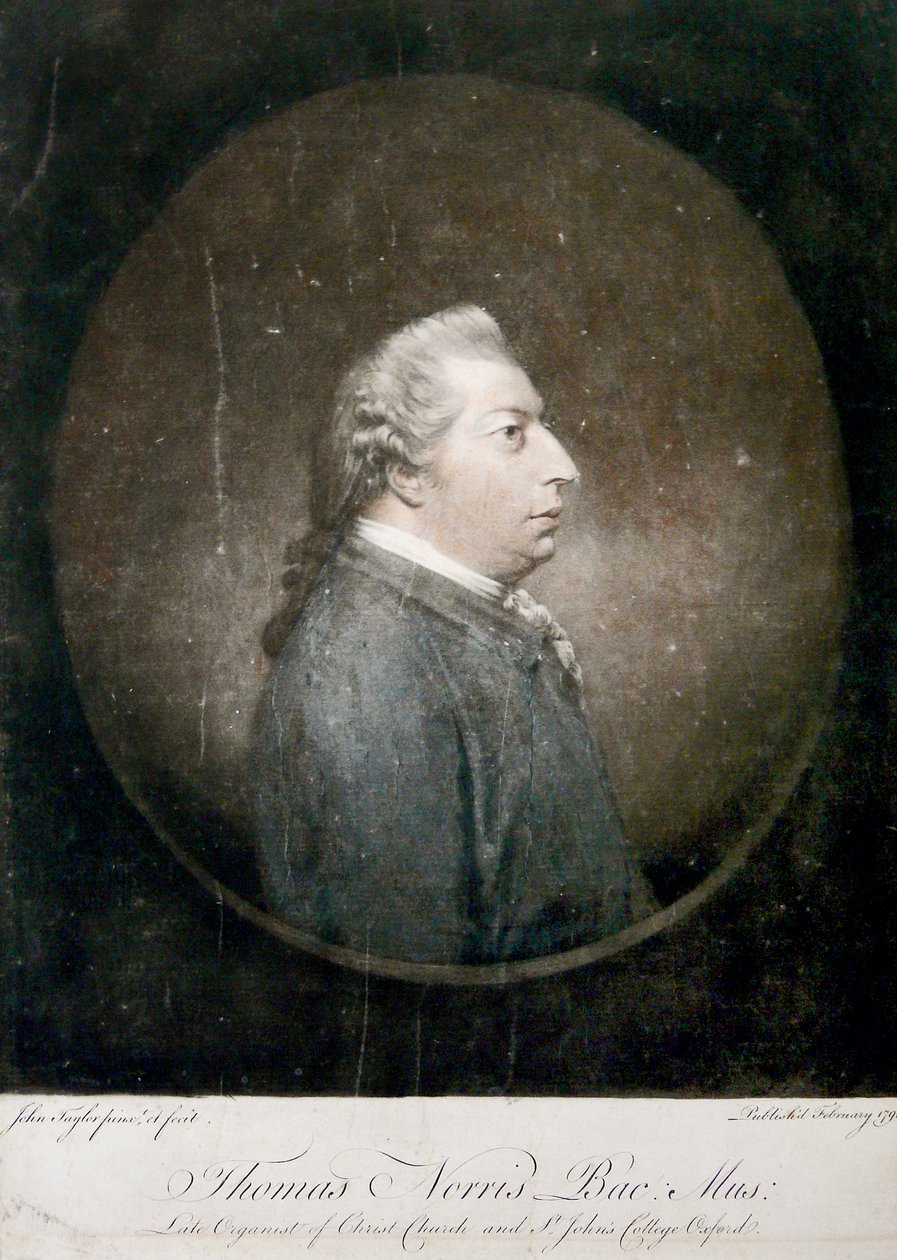 Thomas Norris, 1791 (mezzotint colorido à mão) de John Taylor