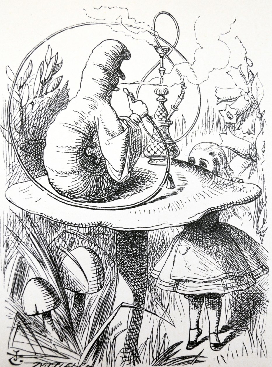 As aventuras de Alice no país das maravilhas, 1865 de John Tenniel
