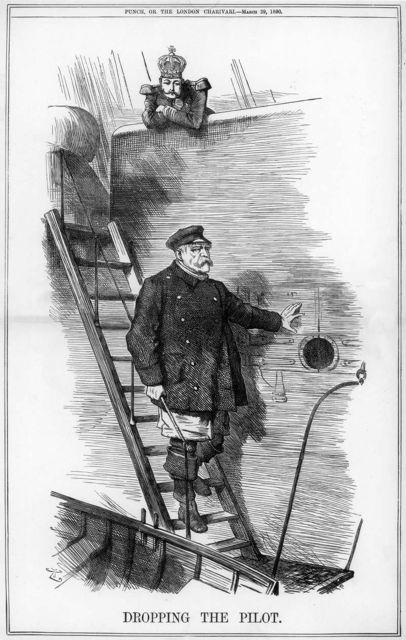 Soltando o piloto &39;, soco 29 de março de 1890. de John Tenniel