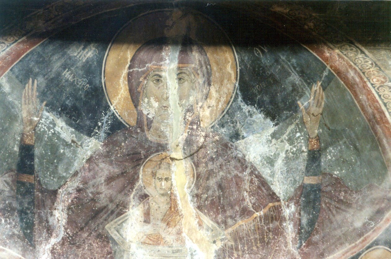 Fresco de Mali Sveti Vrachi de John Teorian