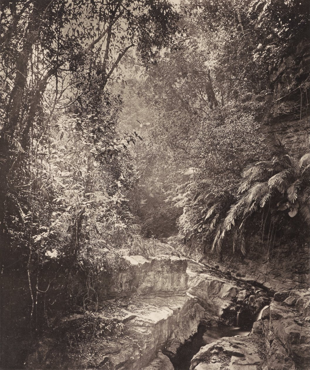 Um Passe de Montanha na Ilha de Formosa de John Thomson