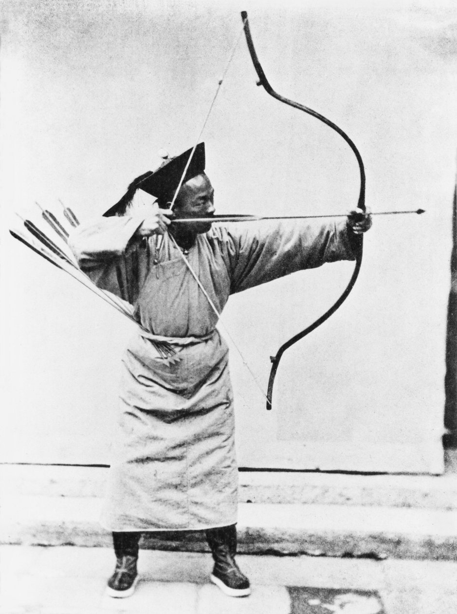Arqueiro chinês, c.1870 de John Thomson