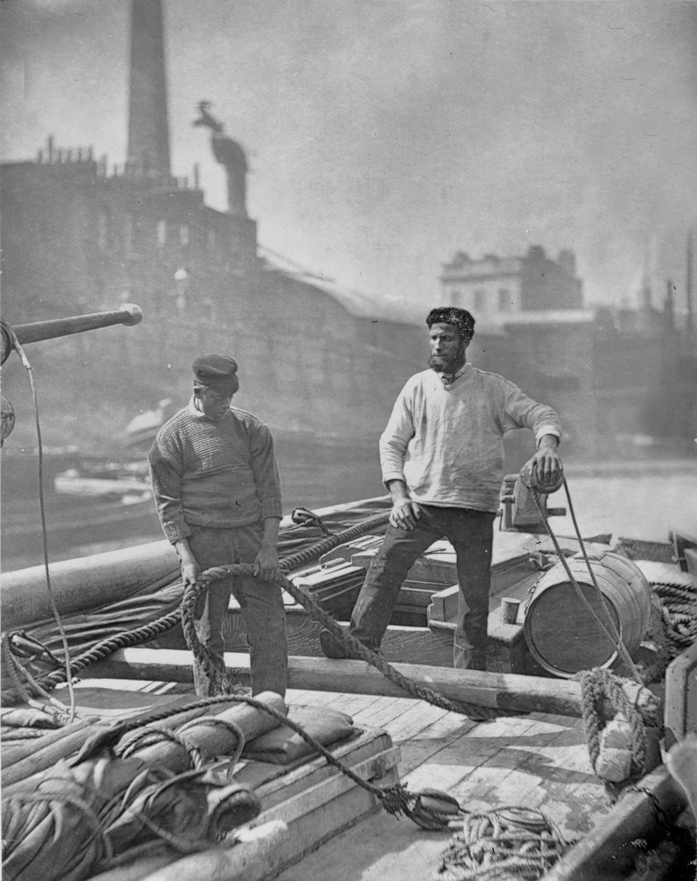 Trabalhadores portuários, de &39;Street Life in London&39;, 1877 de John Thomson
