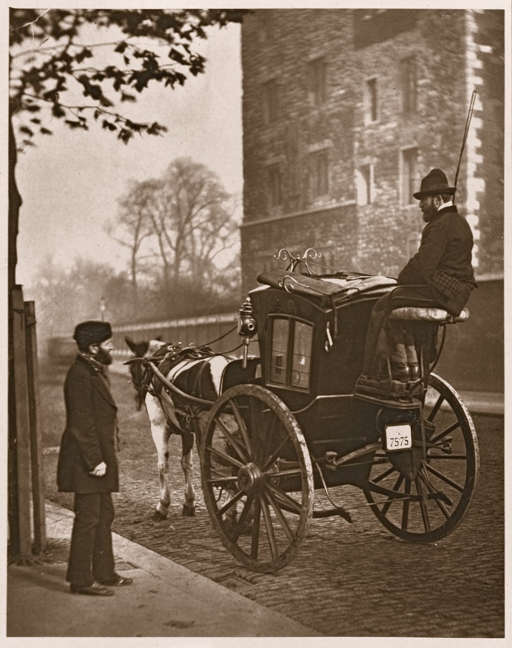 London Cabmen, de &39;Street Life in London&39;, 1877-78 (woodburytype) de John Thomson