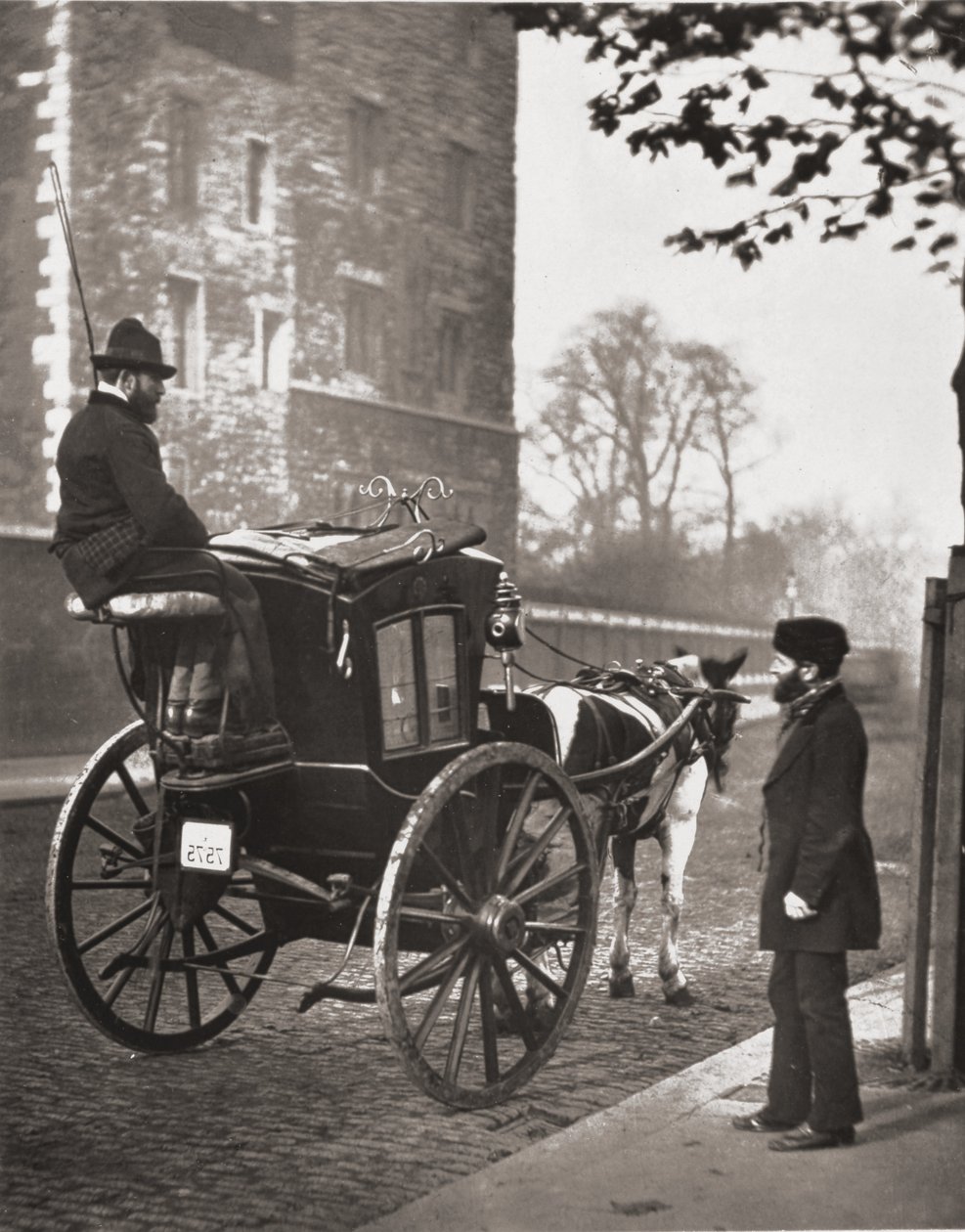 London Cabmen, de &39;Street Life in London&39;, de J. Thomson e Adolphe Smith, 1877 de John Thomson