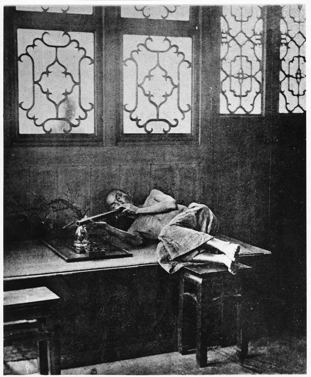 Fumante de Ópio, c.1867-72 de John Thomson