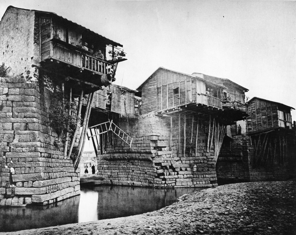 A ponte Chao-Chow-Fu, c.1870 de John Thomson