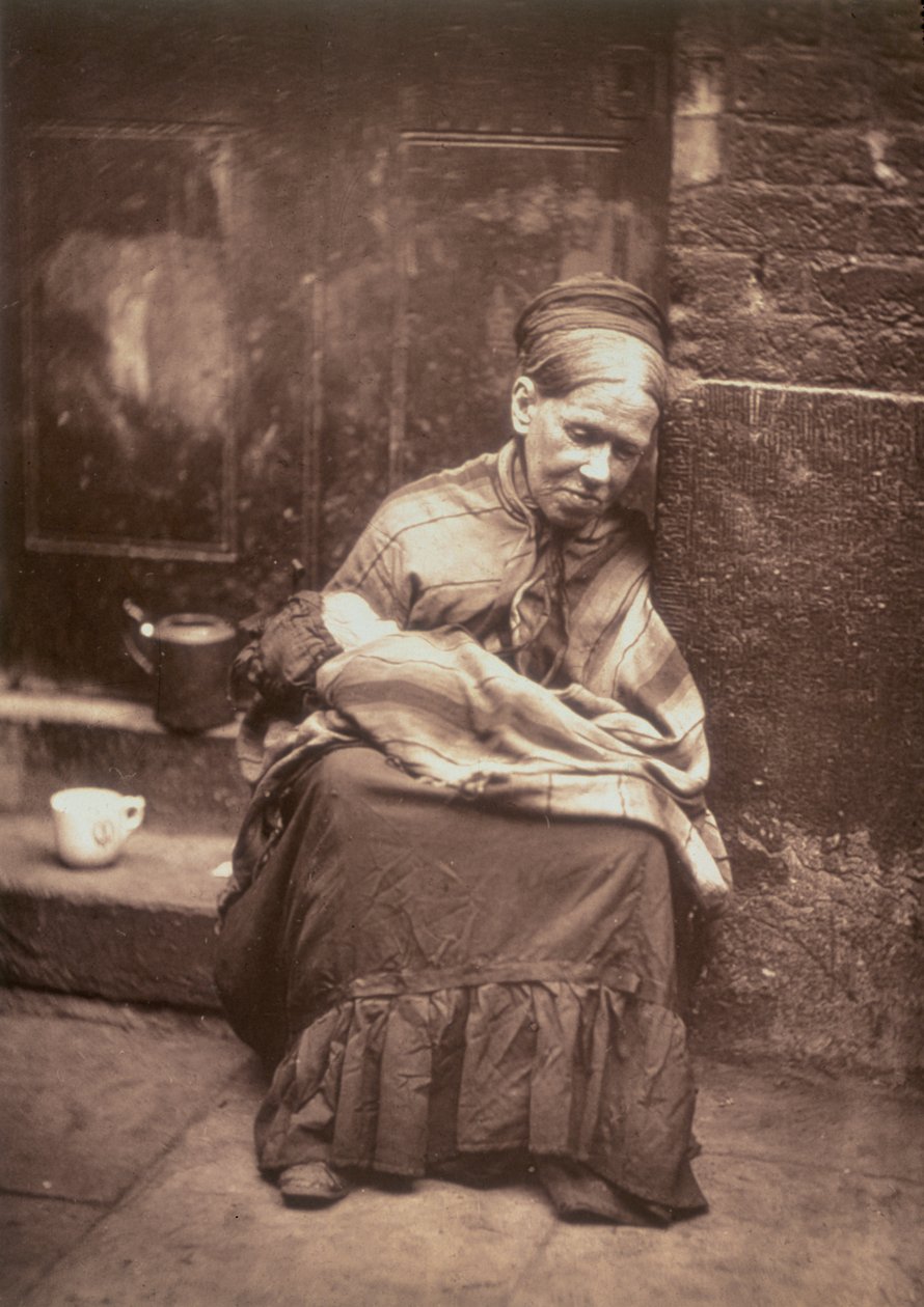 The Crawlers, de &39;Street Life in London&39;, 1877-78 (woodburytype) de John Thomson