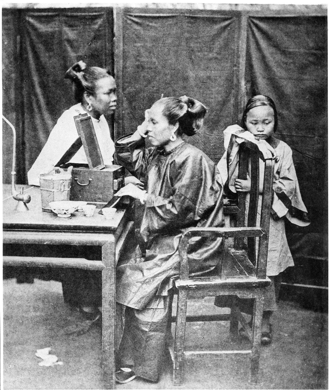 O banheiro, c.1867-72 de John Thomson
