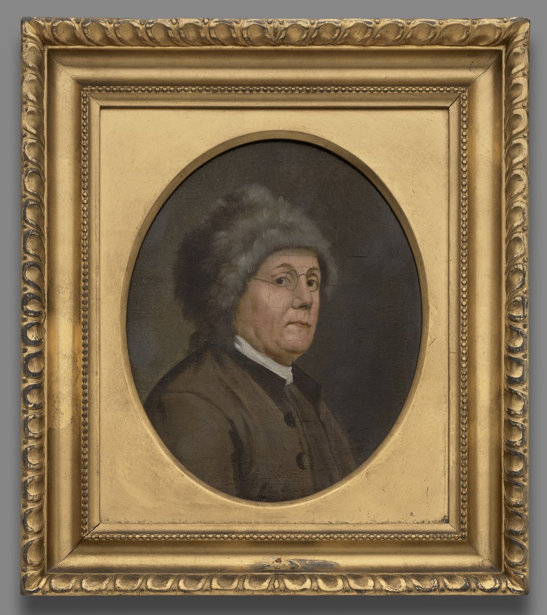 Benjamin Franklin, 1778 (óleo sobre madeira) de John Trumbull