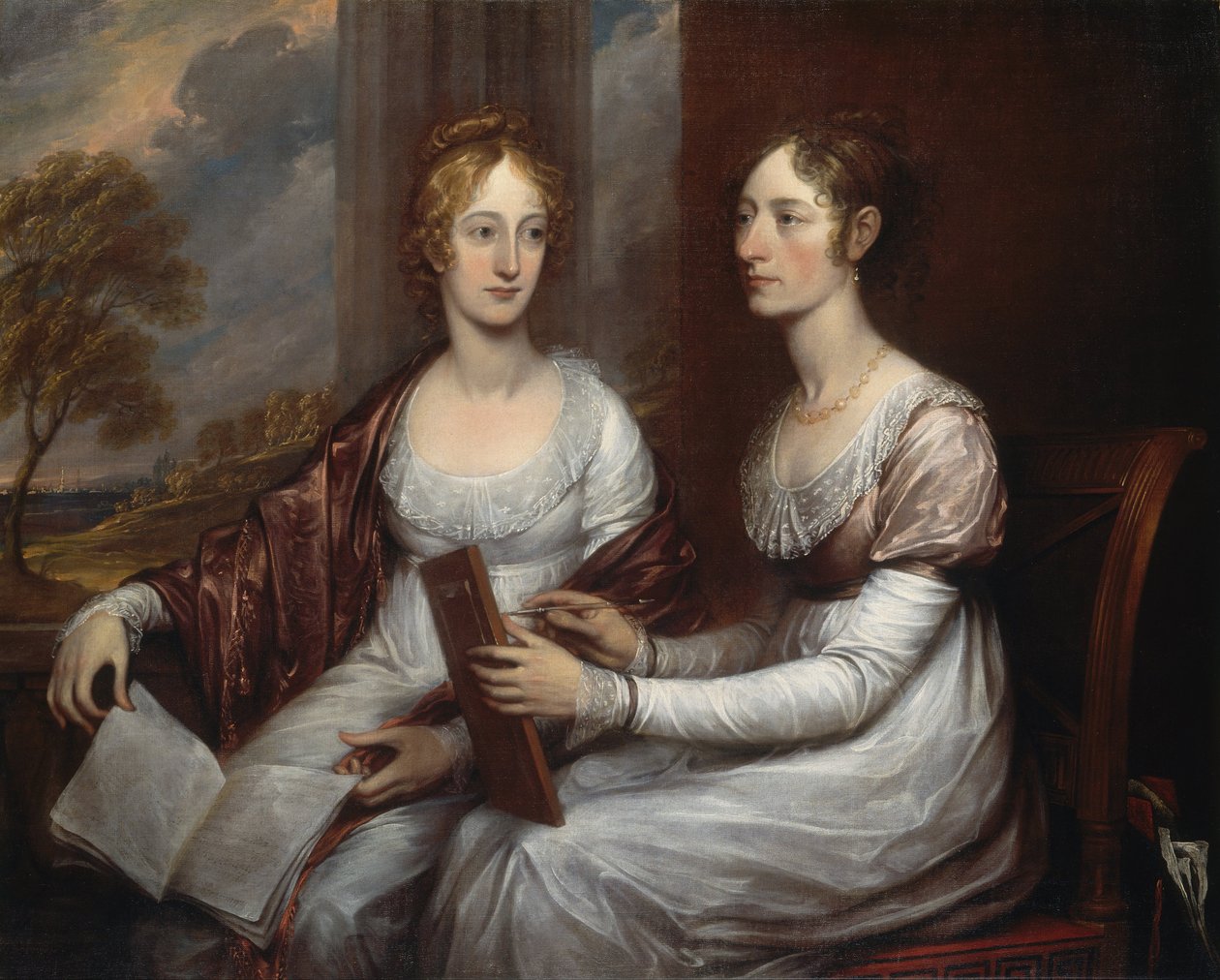 As Misses Mary e Hannah Murray de John Trumbull