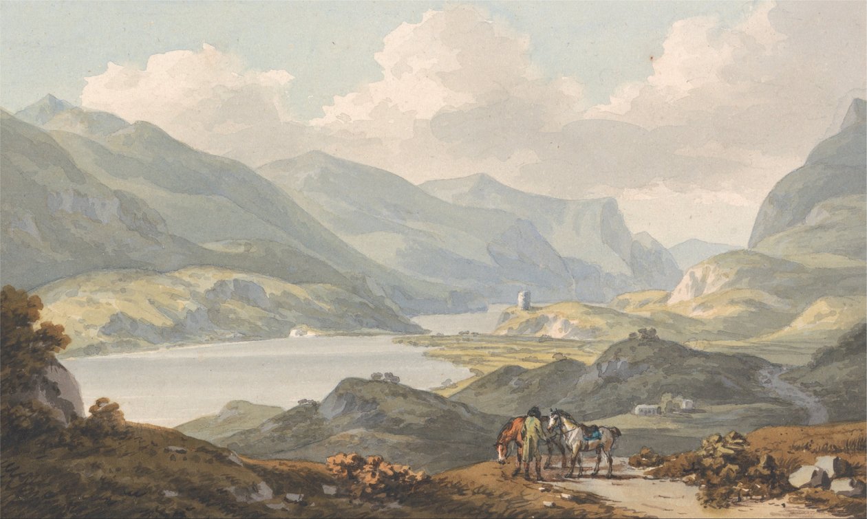 Os lagos de Llanberis de John Warwick Smith