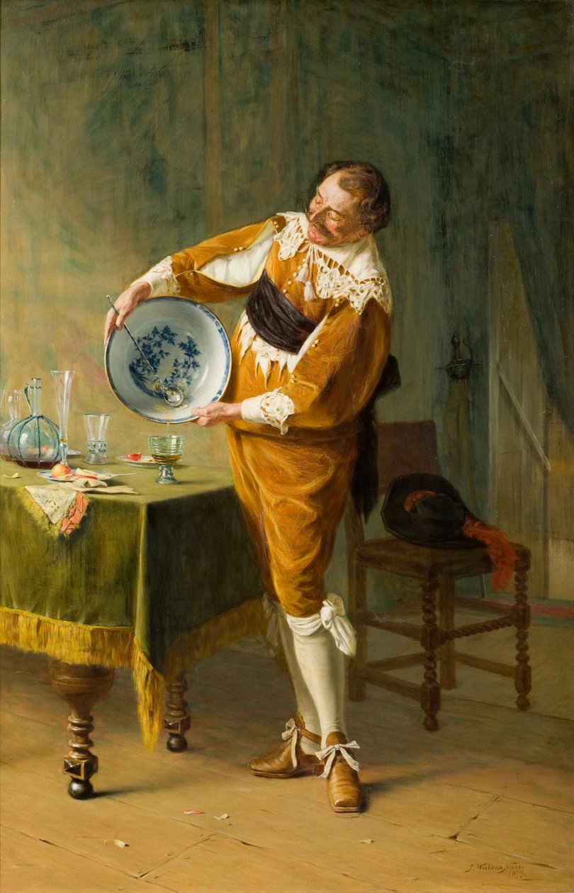 A parte inferior do poncheiro, 1879 de John Watson Nicol
