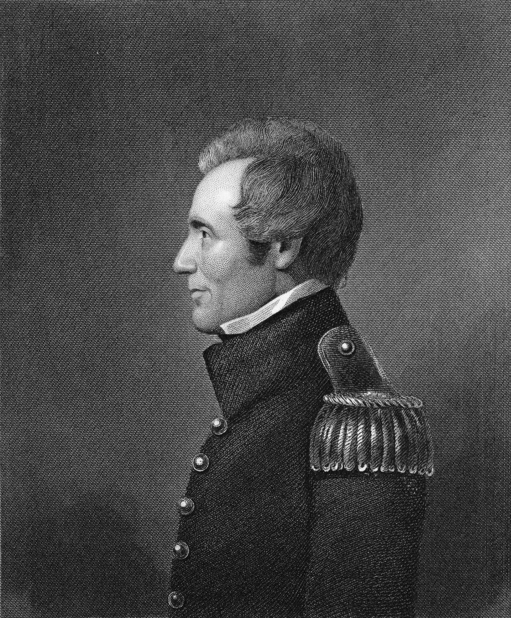 Major General Edmund Pendleton Gaines (1777-1849) gravado por James Barton Longacre (1794-1869) de John Wesley Jarvis