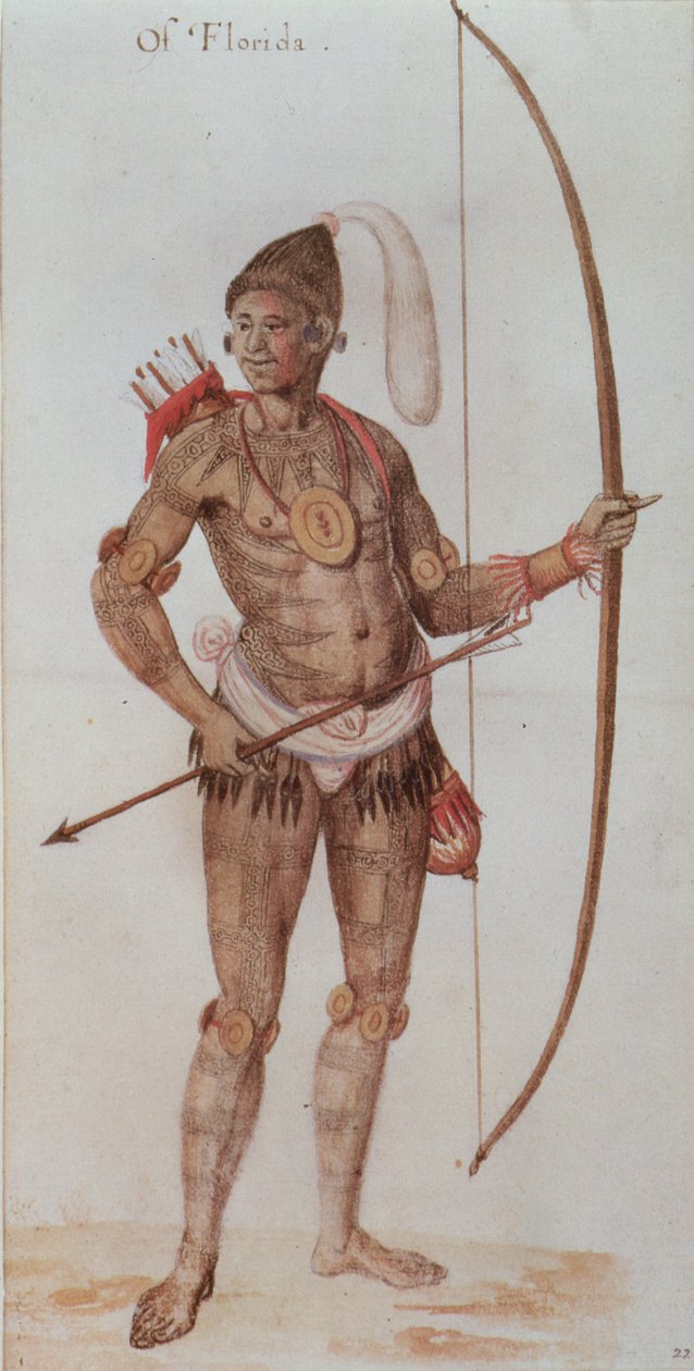 Homem indiano da Flórida de John White