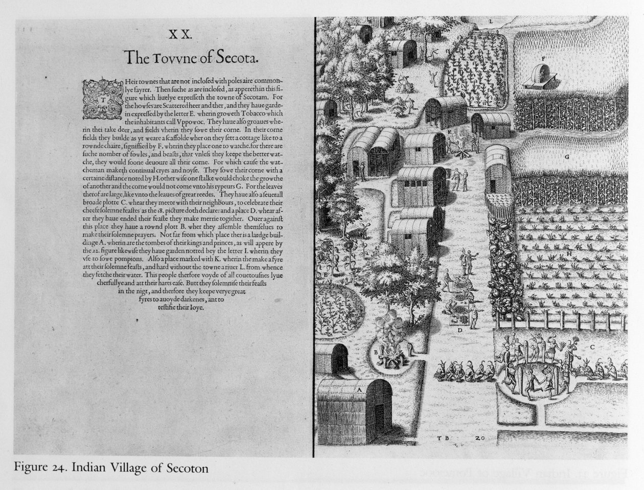 Vila indígena de Secoton de John White