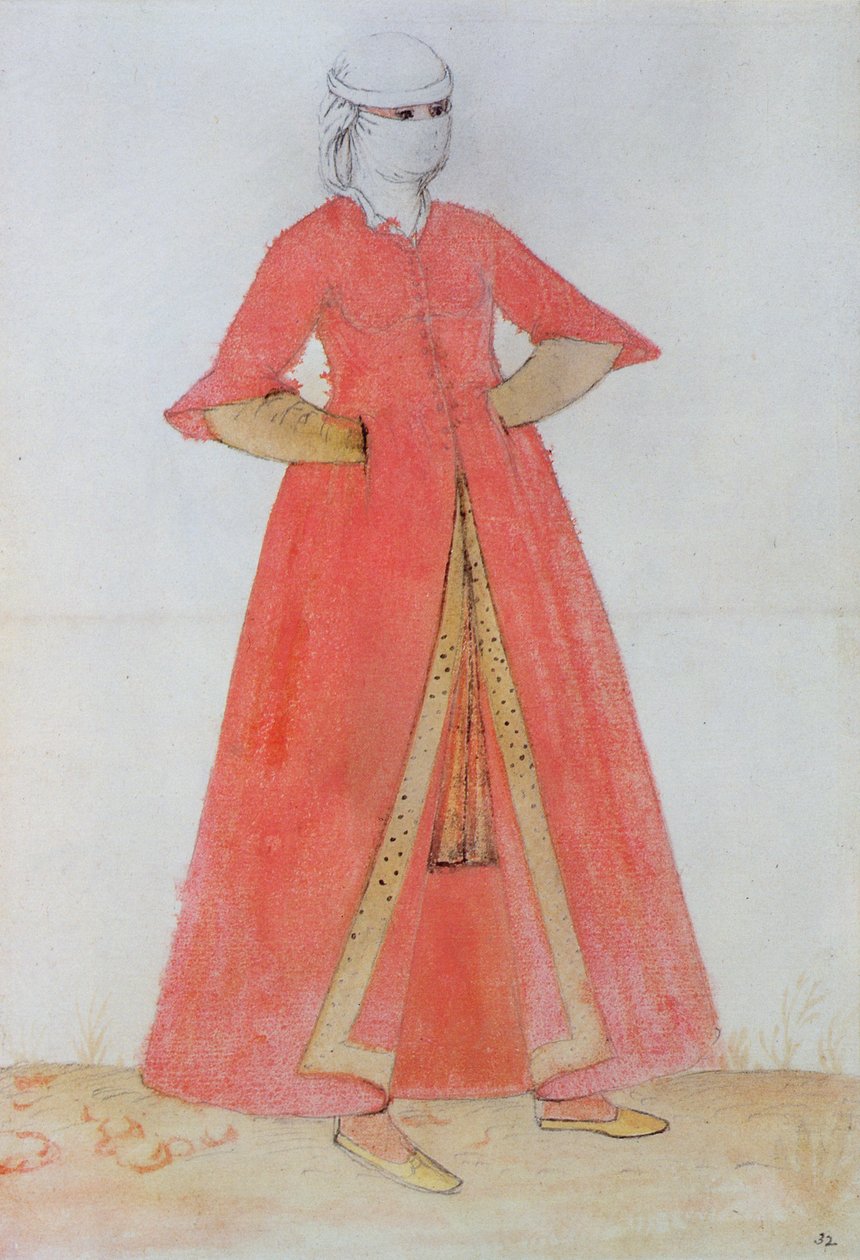 Mulher turca (litografia) de John White