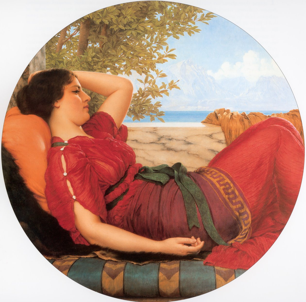 Nos reinos de Fancyn de John William Godward