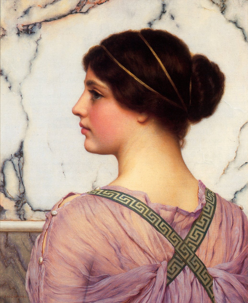 Um Greciano Lindo de John William Godward