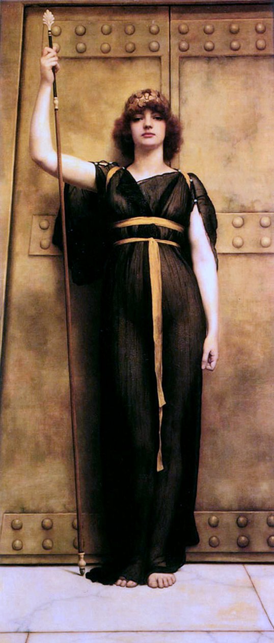 Uma sacerdotisa de John William Godward