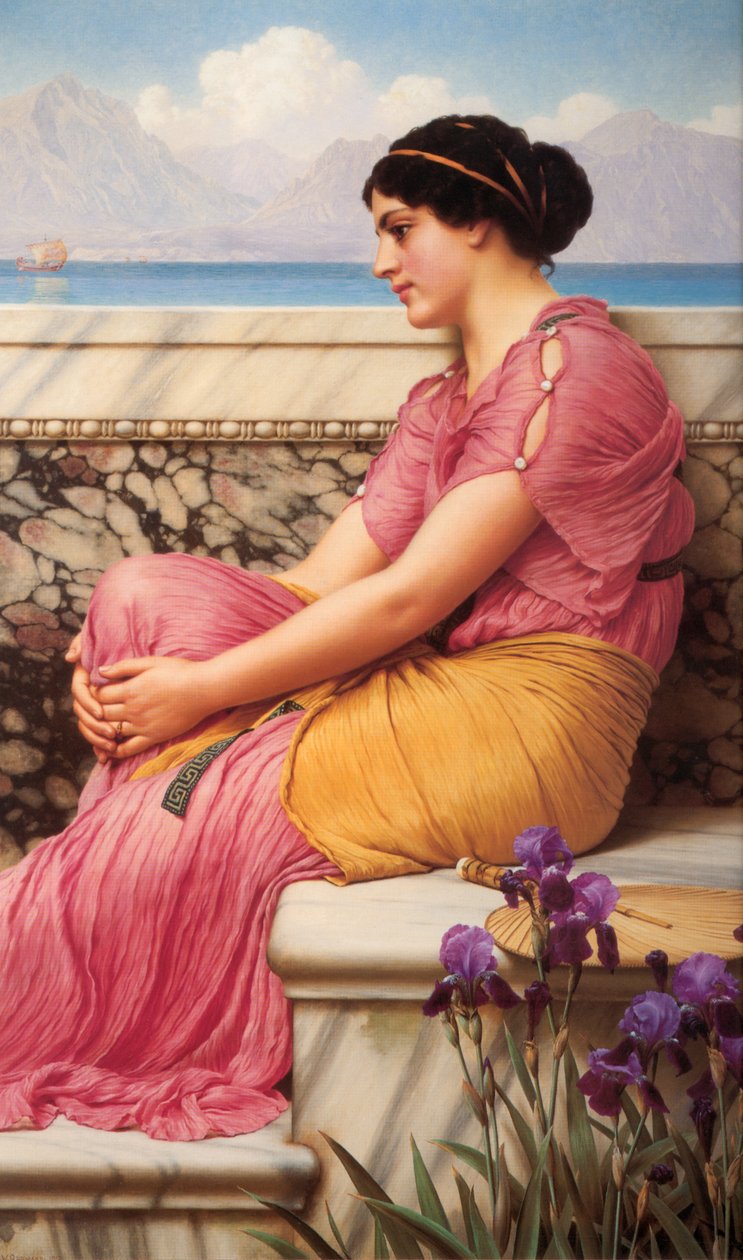 Ausência faz o coração aumentar mais a afeição de John William Godward