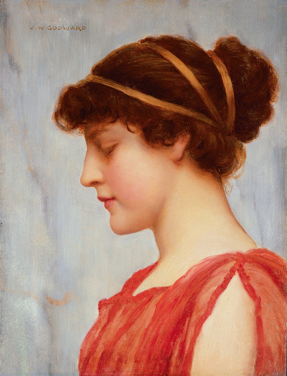 Grecian Reverie, 1889 de John William Godward