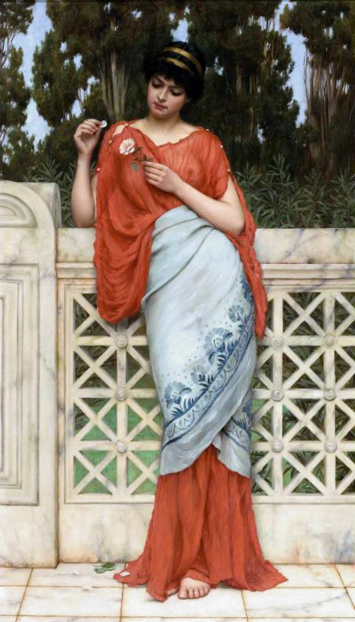 Bem-me-Quer, mal-me-quer de John William Godward