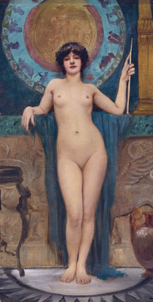 Estudo de Campaspe de John William Godward