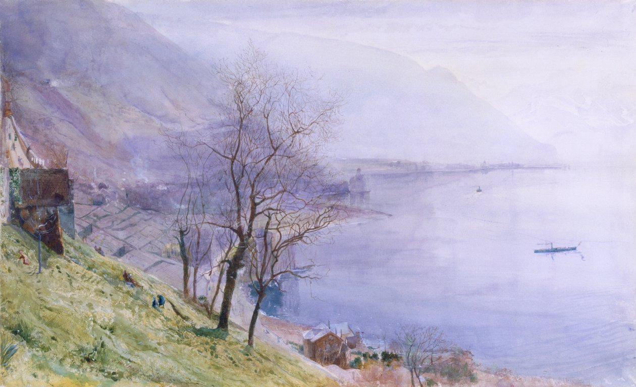 Acima de Montreux de John William Inchbold