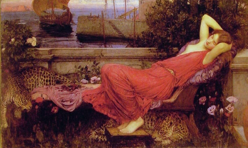 Ariadnen de John William Waterhouse