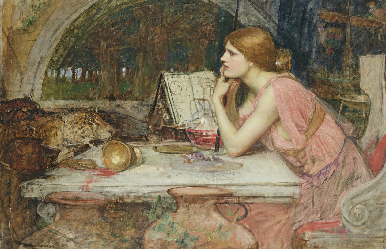 Circe (a feiticeira) 1911 de John William Waterhouse