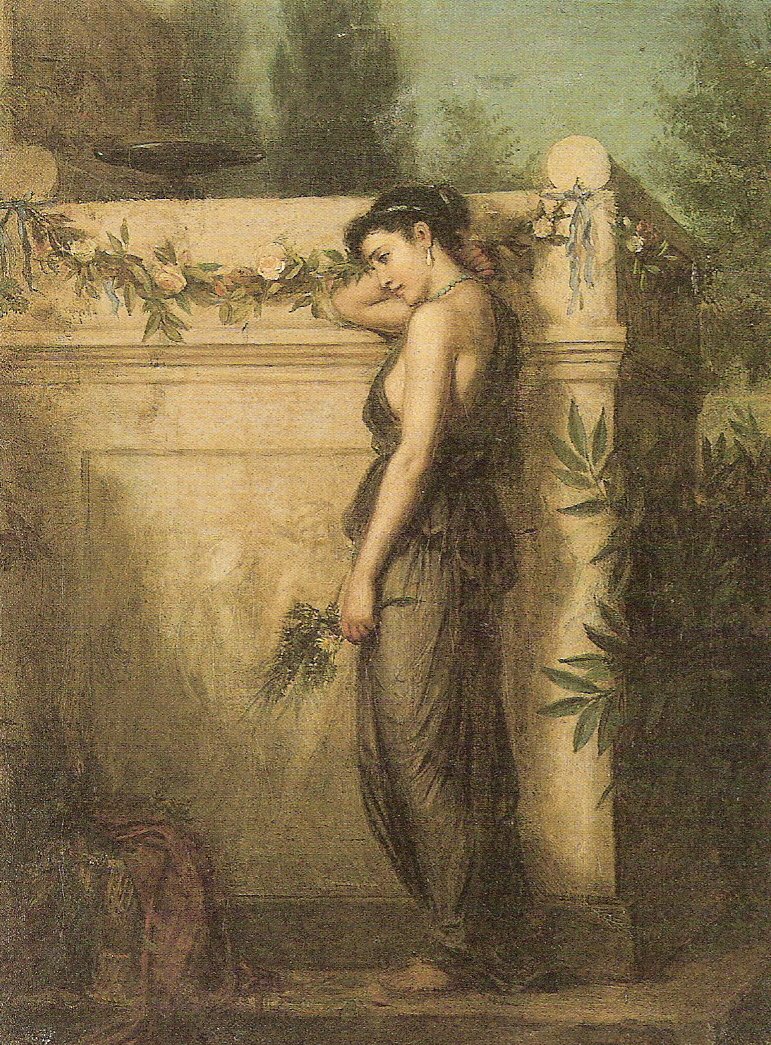 Passado mas não esquecido de John William Waterhouse