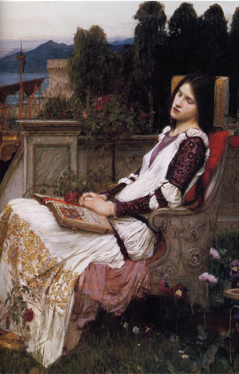 Santa Cecília de John William Waterhouse