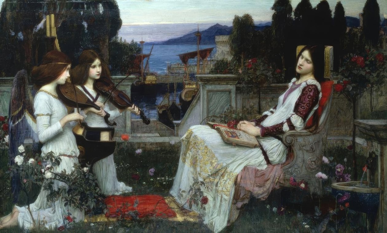 Santa Cecília de John William Waterhouse