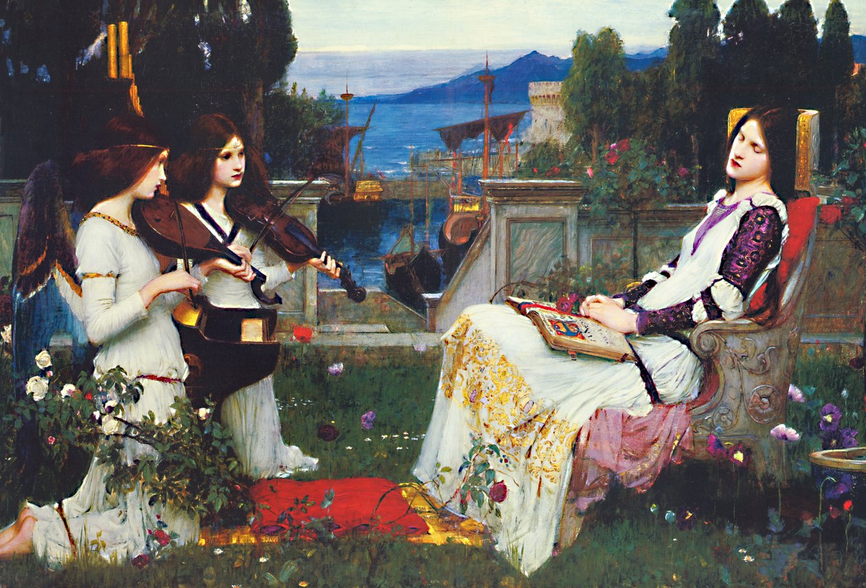 St. Cecilia de John William Waterhouse