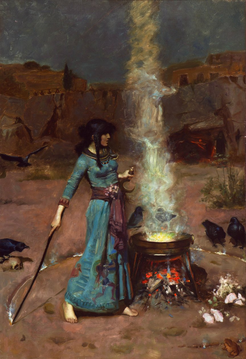 O Círculo Mágico de John William Waterhouse