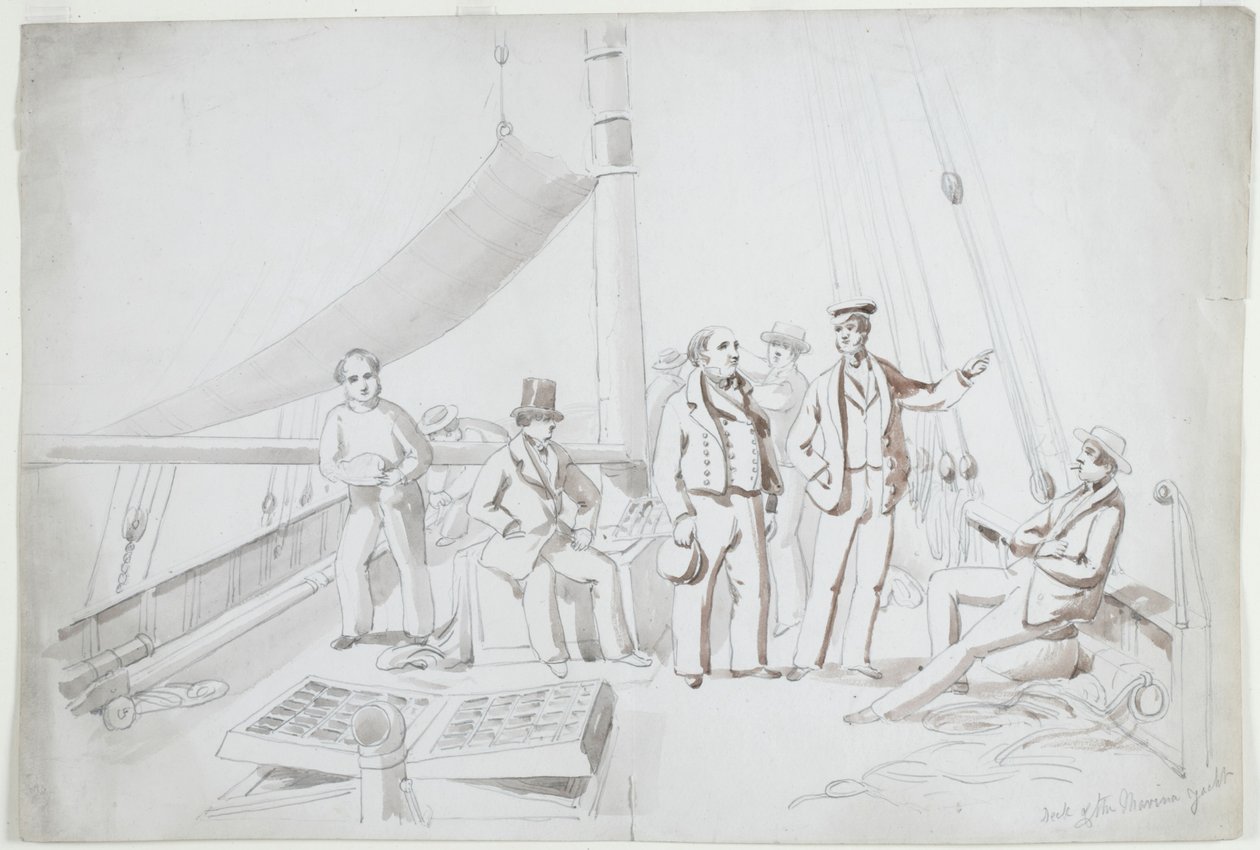 Convés do Iate Marina de John Wilson Carmichael