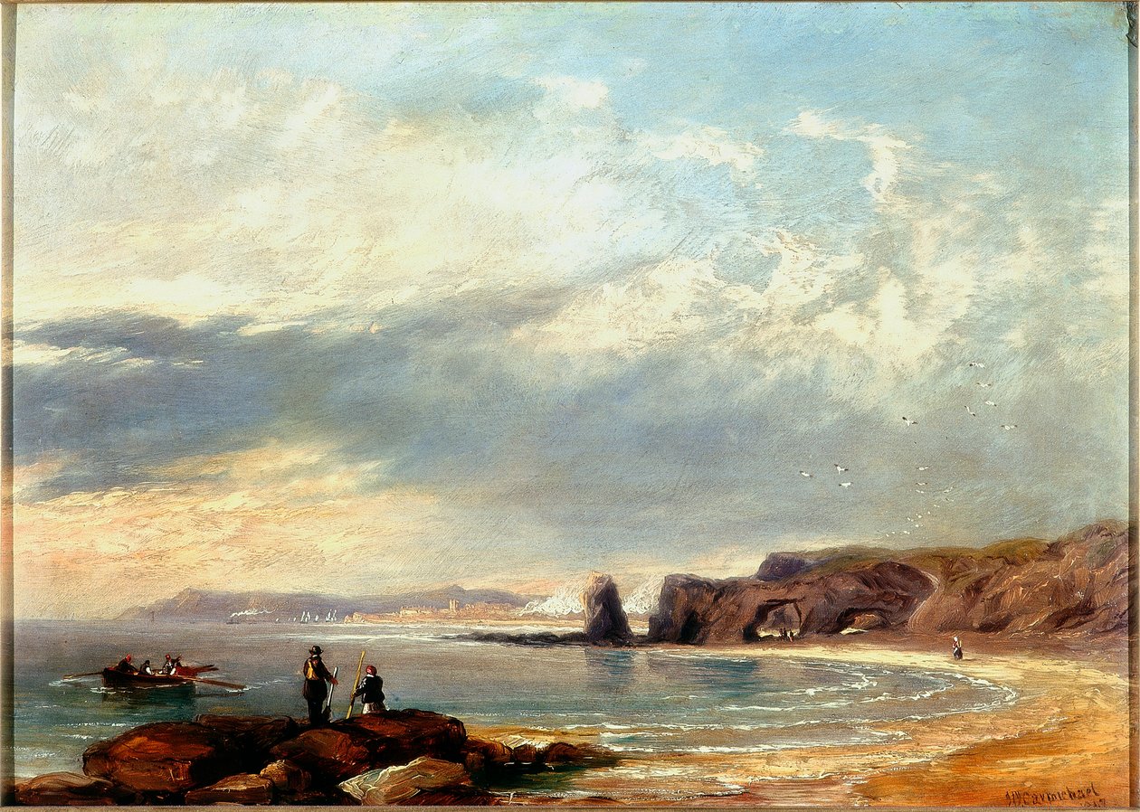 Marsden Rocks, Sunderland, 1847 de John Wilson Carmichael