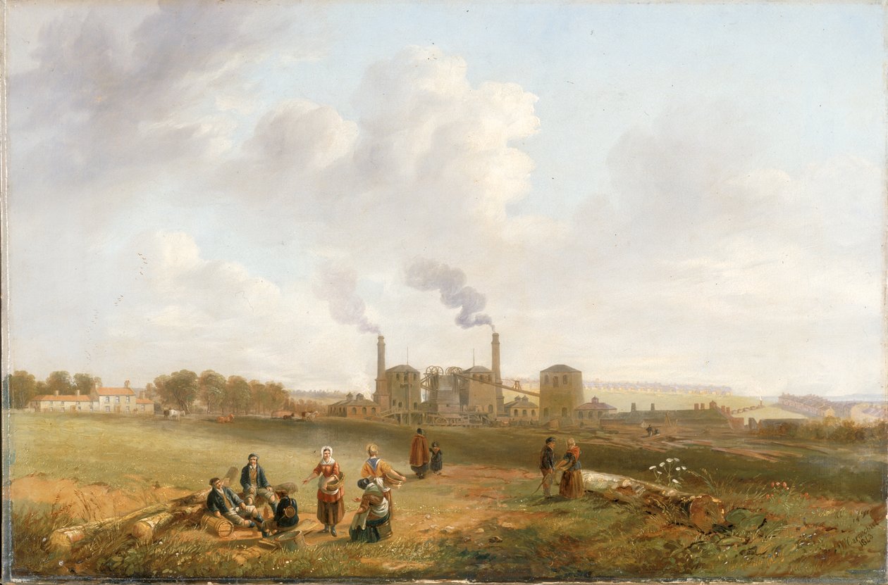 Murton Colliery, 1843 de John Wilson Carmichael